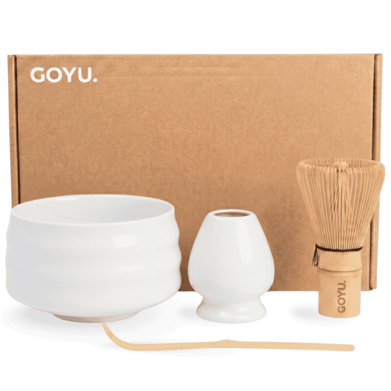 Cupplement Matcha Set Wit 5-delig met 2x matcha